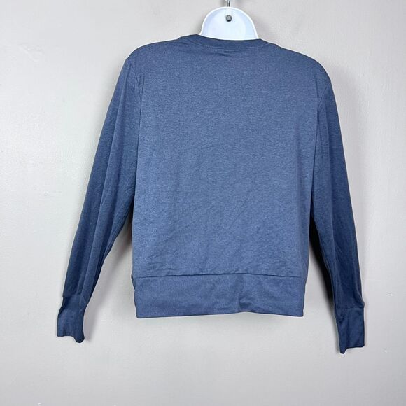 Women's Navy Long Sleeve Top - Picture 8 of 8